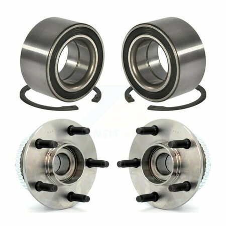 KUGEL Front Rear Wheel Bearing And Hub Assembly Kit For Ford Taurus Mercury Sable Lincoln K70-101696
